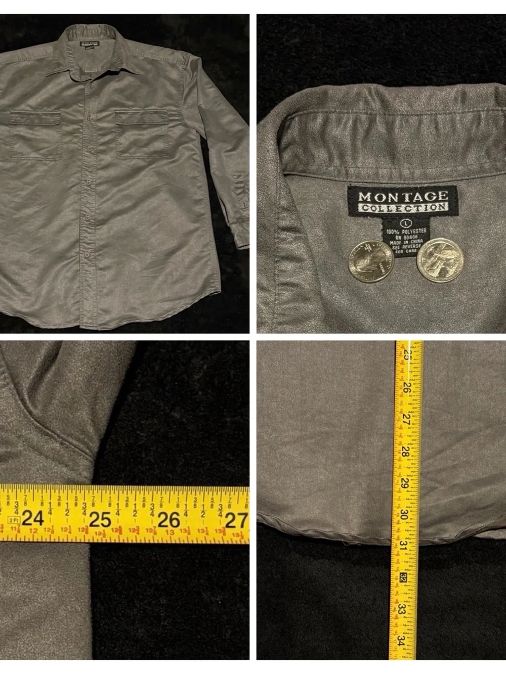 Long Sleeve men’s Large / XL bundle Noble Dockers Montage Banana Republic